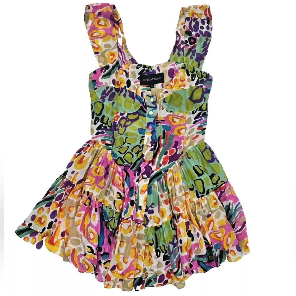 Vanessa Mooney Multicolor Mini Dress